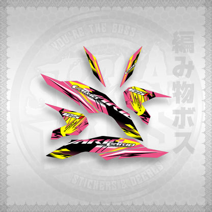 STICKER DECALS for CLICK 125 V3 ( VARIO STREET ) By STICKABOSS (SOFIE LAMINATED WATERPROOF)