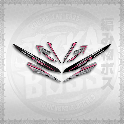 STICKER DECALS for AEROX 155 V1 (NESPGR) By STICKABOSS (SOFIE LAMINATED WATERPROOF)