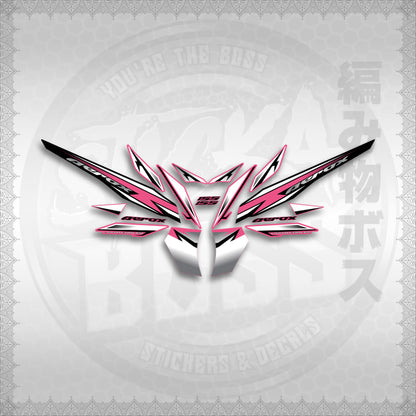 STICKER DECALS for AEROX 155 V2 MALAYSIAN (AV220SHCO) By STICKABOSS (SOFIE LAMINATED WATERPROOF)