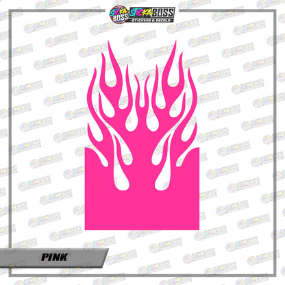 FIRE TRIBAL FENDER ( VINYL CUT-OUT STICKER DECALS )【Stickaboss】