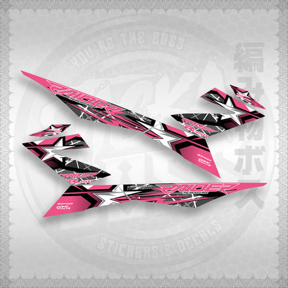 STICKER DECALS for RAIDER 150 FI (RFISATHMATH04) By STICKABOSS (SOFIE LAMINATED WATERPROOF)