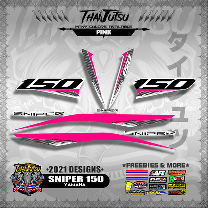 SNIPER 150 DECALS ( 2021 DESIGNS )【WITH FREEBIES】
