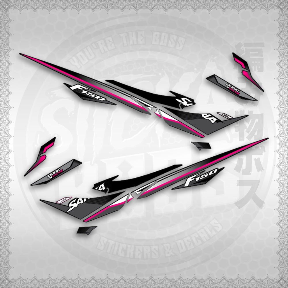 STICKER DECALS for RAIDER 150 REBORN CARB(RRCSATHDE)By STICKABOSS(SOFIE LAMINATED WATERPROOF)