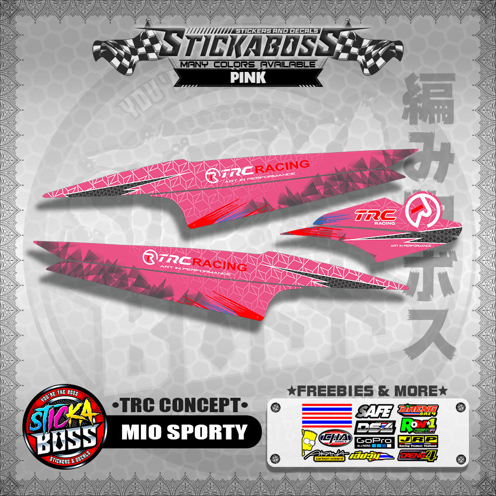 MIO SPORTY STICKER DECALS ( TRC CONCEPT )【WITH FREEBIES】