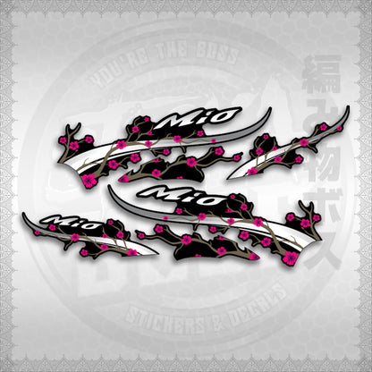 STICKER DECALS for MIO SPORTY (MSPSAXFL) By STICKABOSS (SOFIE LAMINATED WATERPROOF)