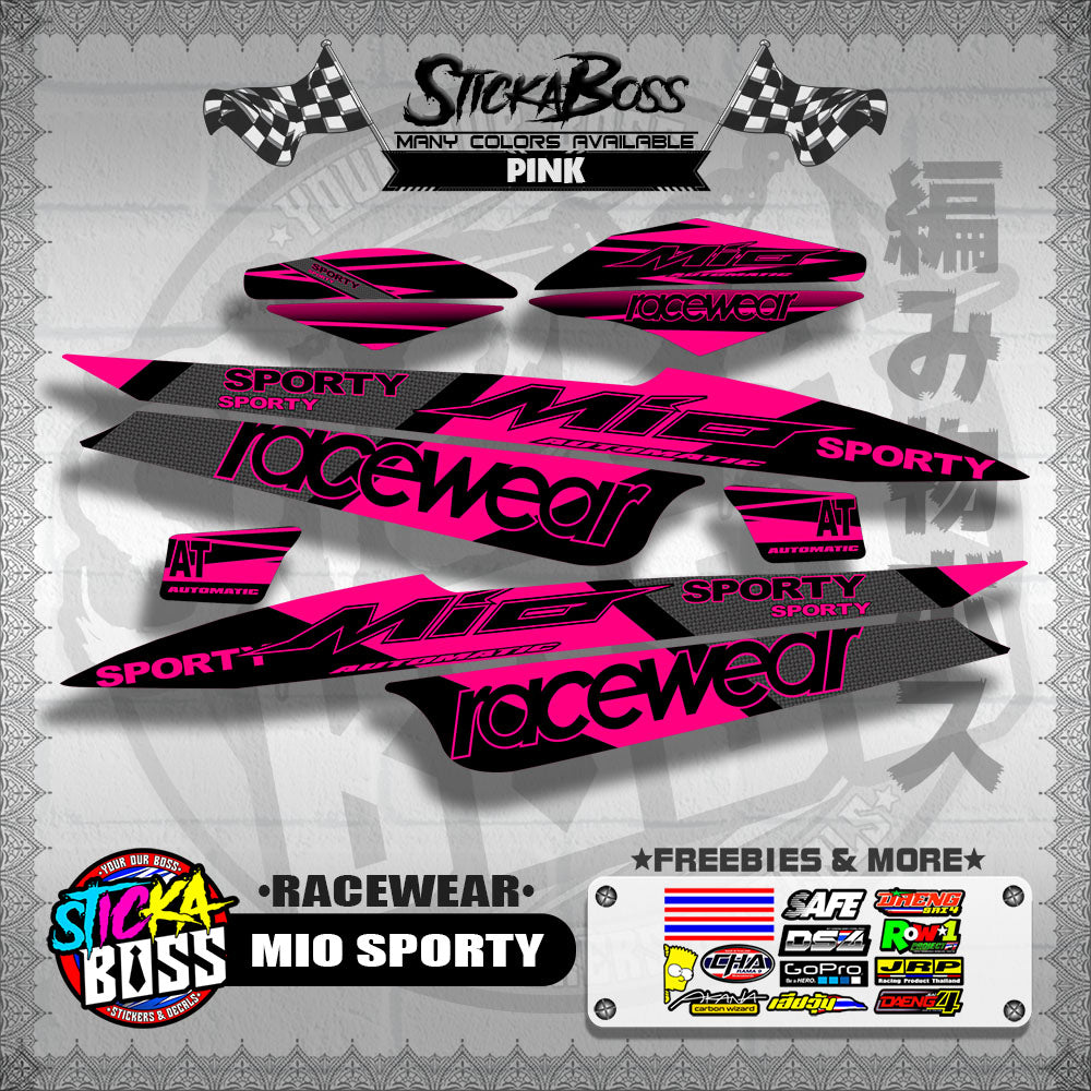 MIO SPORTY DECALS ( RACEWEAR )【WITH FREEBIES】