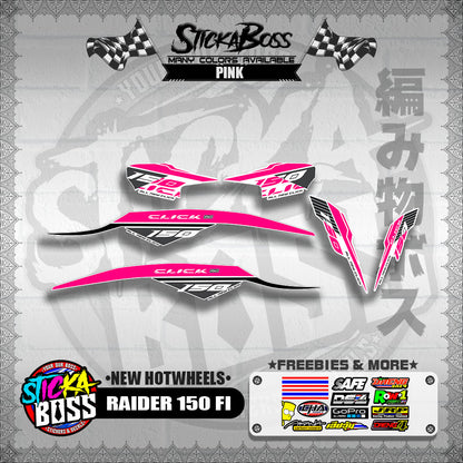 CLICK 150 V2 DECALS FOR WHITE ( NEW CUSTOM STRIPPING GAME CHANGER )【WITH FREEBIES】