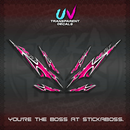 MIO 1 INDO UV TRANSPARENT (STRIPING A46 DESIGN)STICKER DECALS By STICKABOSS