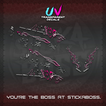 NMAX V2 UV TRANSPARENT DECALS (2026 2F2F DESIGN)STICKER DECALS By STICKABOSS