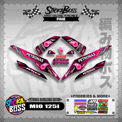 MIO 125i DECALS ( PETRONAS BARRACUDA EDITION )【WITH FREEBIES】