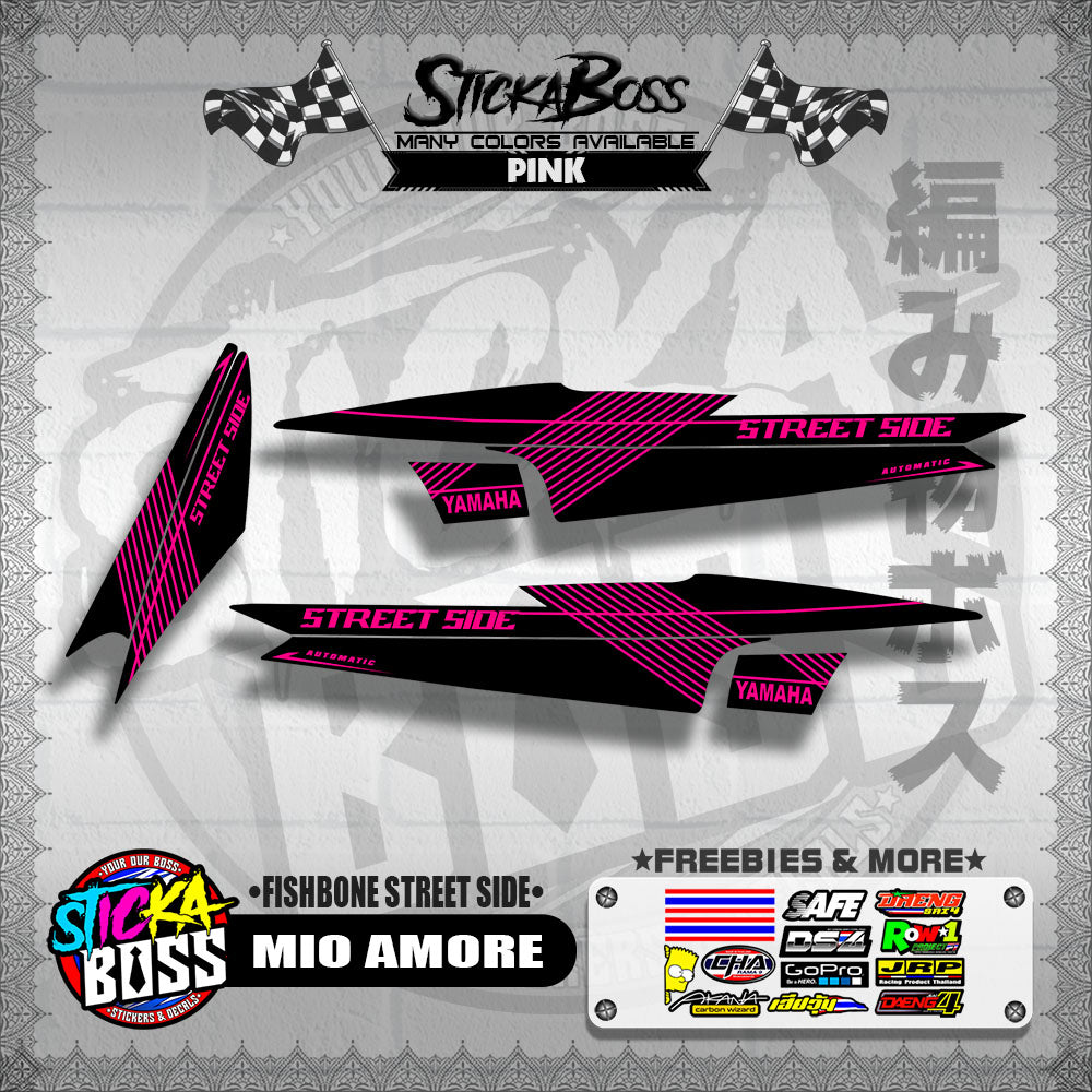 MIO AMORE DECALS ( FISHBONE STREET SIDE )【WITH FREEBIES】