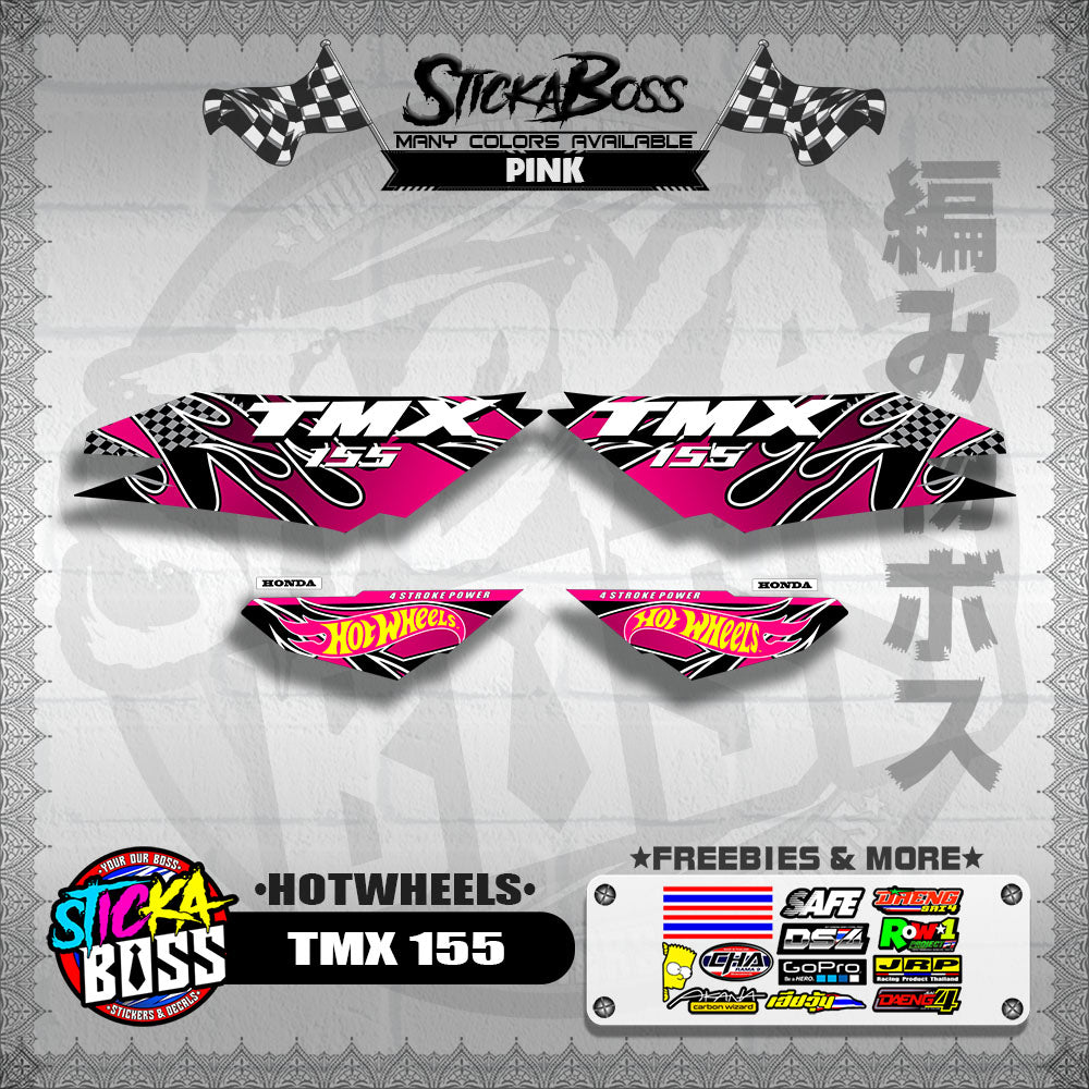 TMX 155 DECALS ( HOTWHEELS )【WITH FREEBIES】