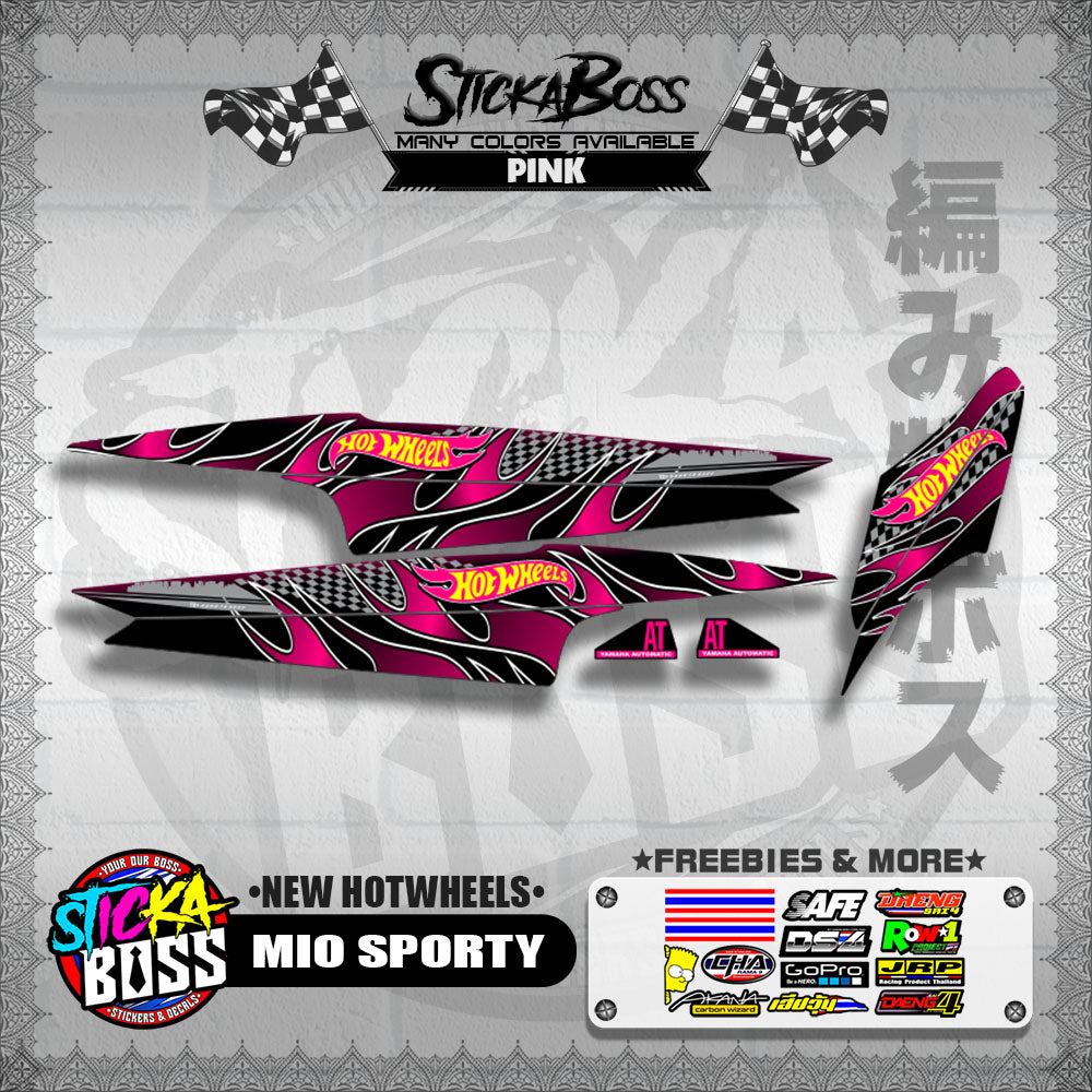 MIO SPORTY DECALS ( NEW HOTWHEELS )【WITH FREEBIES】