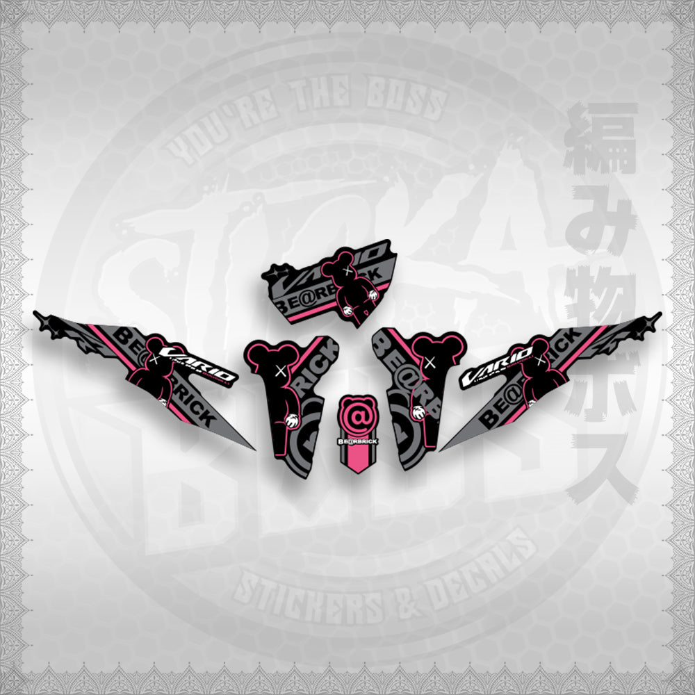 CLICK V2 INDO CONCEPT ( VARIO BEAR BRICK ) STICKER DECALS By STICKABOSS