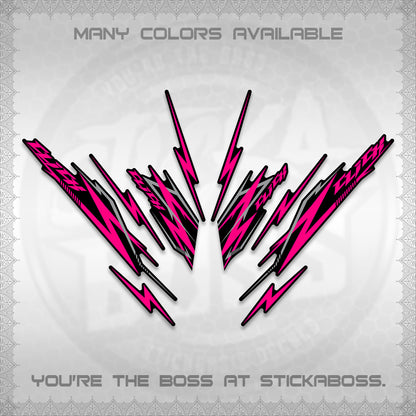 CLICK 125 V2 INDO DECALS (2024 CL 00-A8 STYLE) STICKER KITS By STICKABOSS