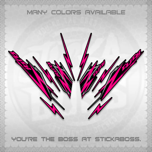 CLICK 125 V2 INDO DECALS (2024 CL 00-A8 STYLE) STICKER KITS By STICKABOSS