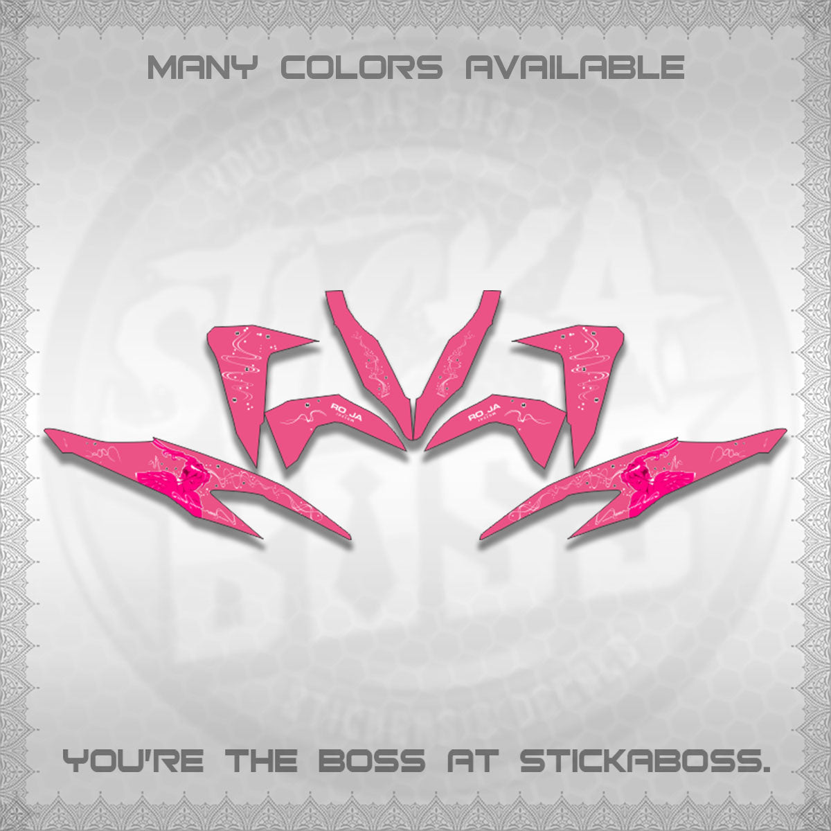 CLICK V2 DECALS (2F&2F 2026 DESIGN)STICKER DECALS BY STICKABOSS