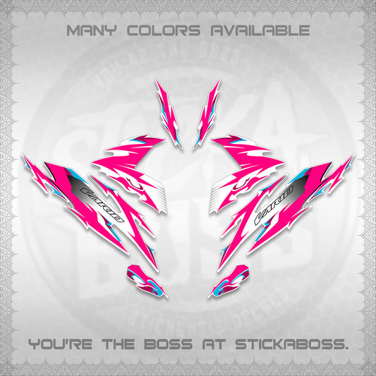 CLICK V3 VARIO FOR WHITE DECALS (2026 INDO TRIBAL STYLE) STICKER DECALS By STICKABOSS