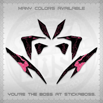 CLICK V2 DECALS (2026 2F2F SWIRL DESIGN) STICKER KITS BY STICKABOSS