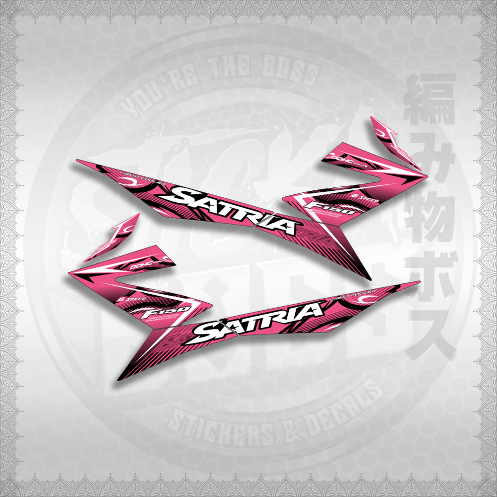 STICKER DECALS for RAIDER 150 FI (RFISATHMATH) By STICKABOSS (SOFIE LAMINATED WATERPROOF)