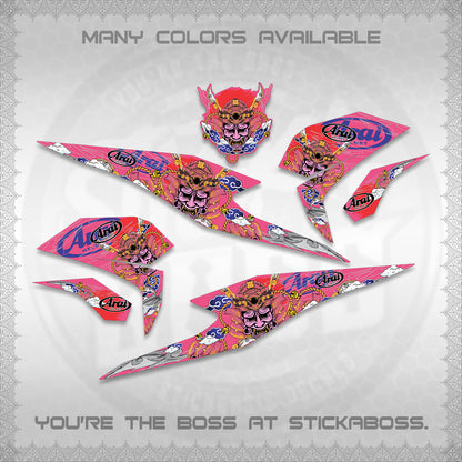 BEAT FI INDO DECALS (2026 NEW SAMURAI MOTIF) STICKER KITS BY STICKABOSS