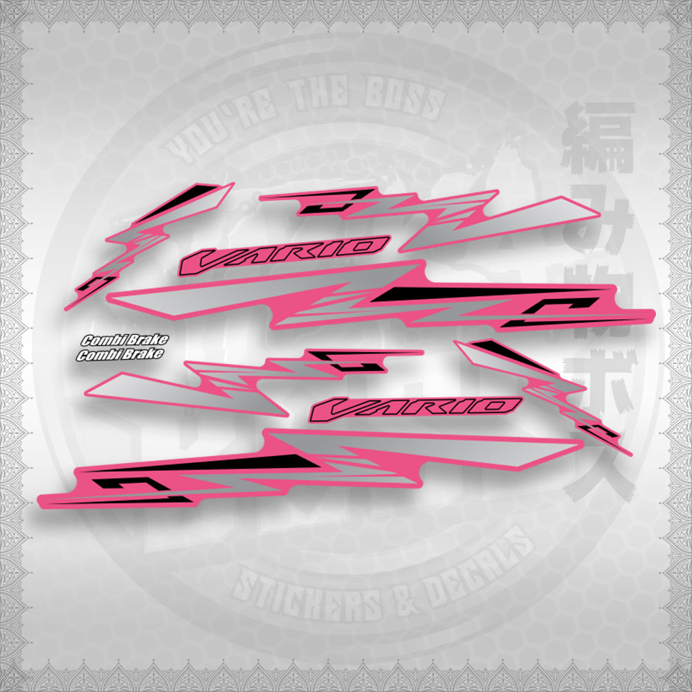 CLICK V2 ( VARIO ALPHA x OMEGA ) STICKER DECALS By STICKABOSS