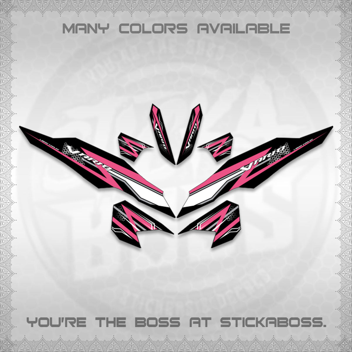 CLICK 125 V3 INDO-MALAY VARIO DECALS (2026 CODE1 DESIGN)STICKER DECALS By STICKABOSS