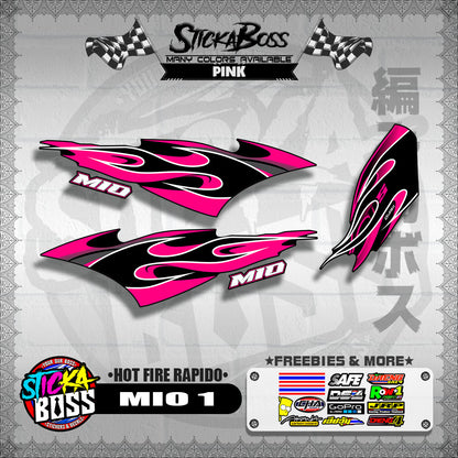 MIO 1 DECALS ( HOT FIRE RAPIDO )【WITH FREEBIES】