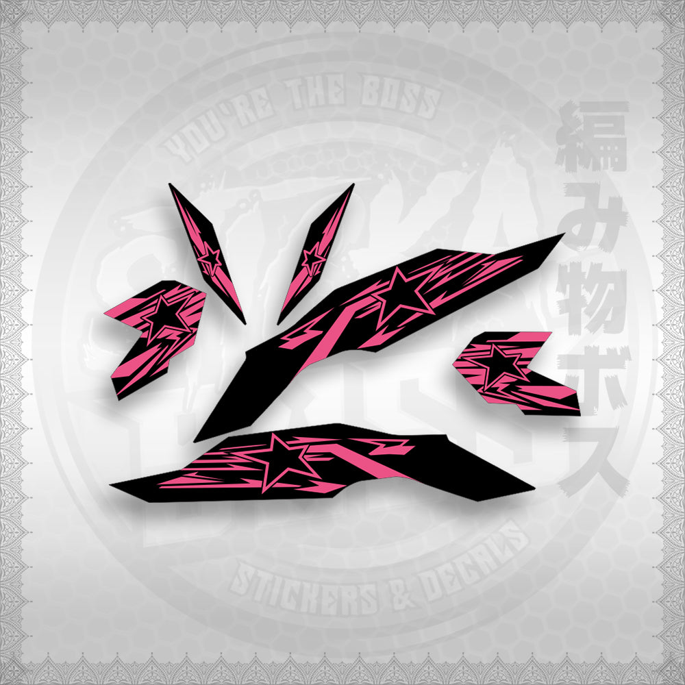 STICKER DECALS for CLICK V3 (CV3VRSTST) By STICKABOSS (SOFIE LAMINATED WATERPROOF)
