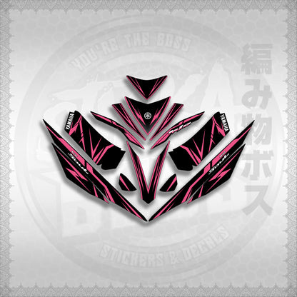 STICKER DECALS for MIO 4 (MIRGADE) By STICKABOSS (SOFIE LAMINATED WATERPROOF)