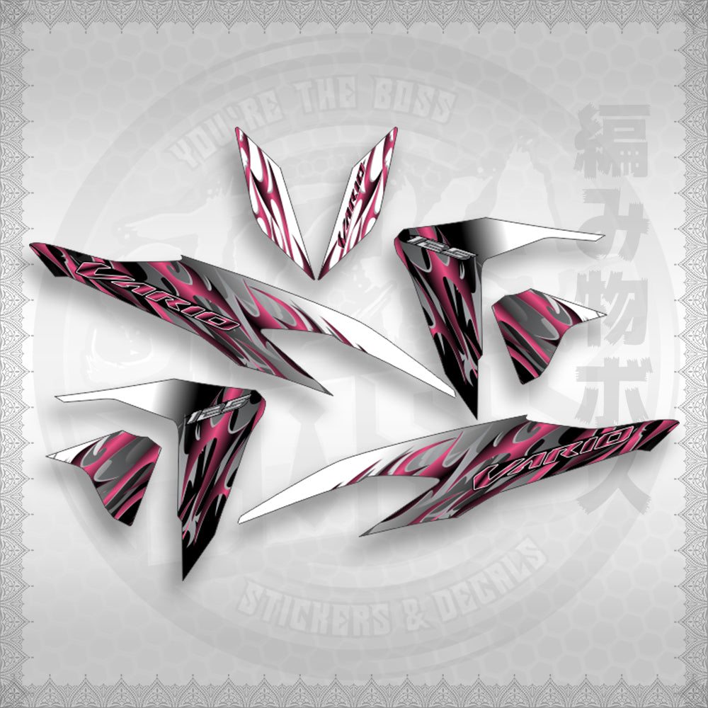 CLICK 125 V2 INDO CONCEPT ( VARIO VALINO ) STICKER DECALS By STICKABOSS