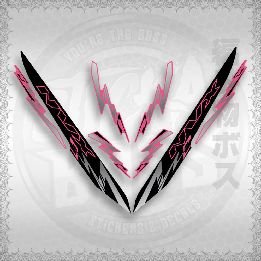 AEROX 155 V1 INDO-MALAY CONCEPT ( NVX ALPHA x OMEGA ) STICKER DECALS By STICKABOSS