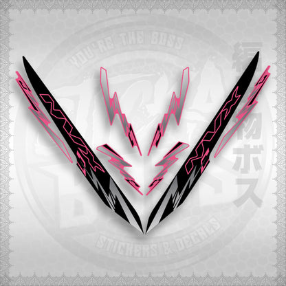 AEROX 155 V1 INDO-MALAY CONCEPT ( NVX ALPHA x OMEGA ) STICKER DECALS By STICKABOSS