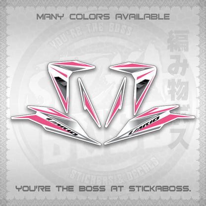 CLICK 125 V3 INDO CONCEPT ( FOR WHITE SLASH BLADE VARIO ) STICKER DECALS By STICKABOSS