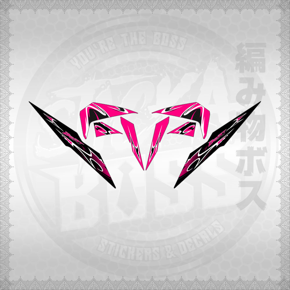 STICKER DECALS for BEAT FI V2 (BV225LENEMOHO) By STICKABOSS (SOFIE LAMINATED WATERPROOF)