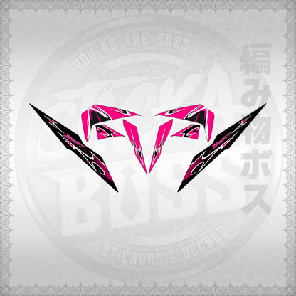 STICKER DECALS for BEAT FI V2 (BV225LENEMOHO) By STICKABOSS (SOFIE LAMINATED WATERPROOF)