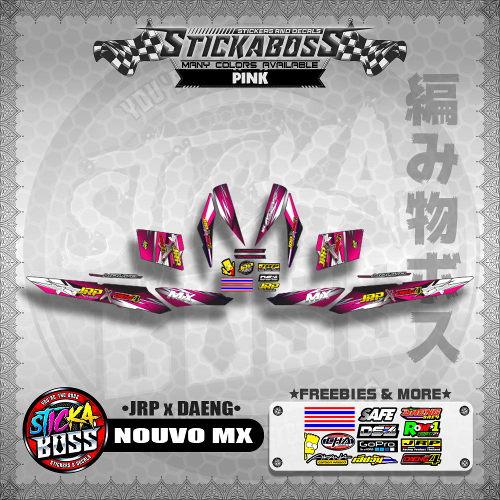 NOUVO MX Decals ( JRP x DAENG )【WITH FREEBIES】