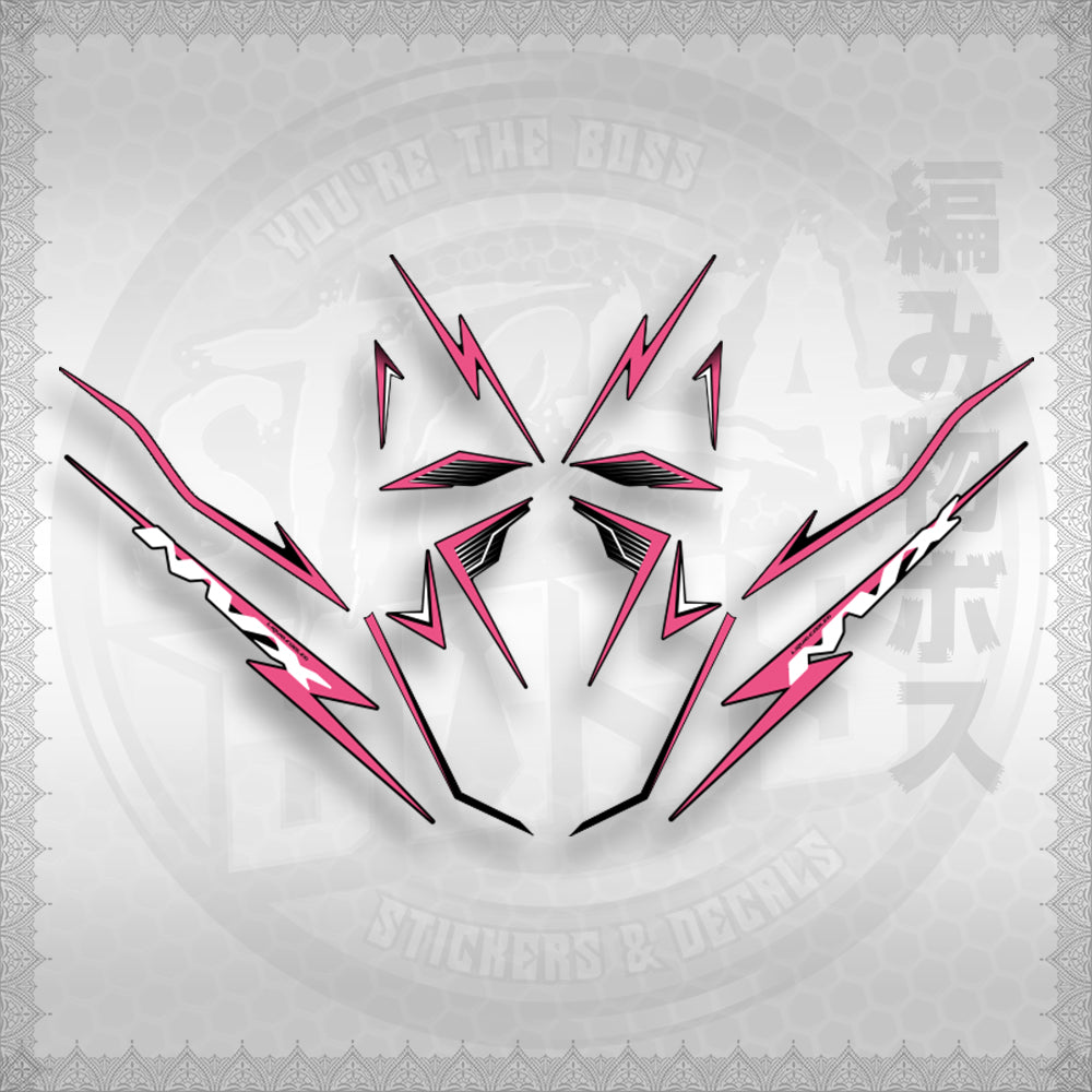 AEROX 155 V2 MALAY CONCEPT ( NVX HIBISCUS ) STICKER DECALS By STICKABOSS