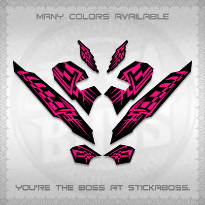 CLICK 125 V3 VARIO INDO-MALAY DECALS (2026 TRIBAL LINES DESIGN) STICKER DECALS By STICKABOSS
