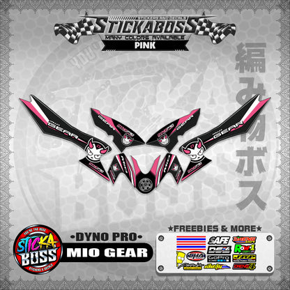 MIO GEAR STICKER DECALS ( DYNO PRO)【WITH FREEBIES】