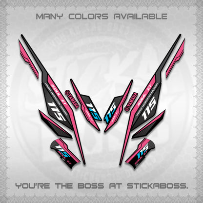 MIO SOUL I 115 GT INDO DECALS (0002 DESIGN)STICKER DECALS By STICKABOSS