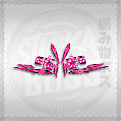 STICKER DECALS for AEROX 155 V2 MALAYSIAN (AV2NESTMO01) By STICKABOSS (SOFIE LAMINATED WATERPROOF)