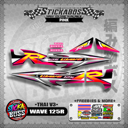 HONDA WAVE 125 R ( THAI V3 ) 【WITH FREEBIES】
