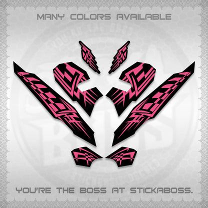 CLICK 125 V3 VARIO INDO-MALAY DECALS (2026 TRIBAL LINES DESIGN) STICKER DECALS By STICKABOSS