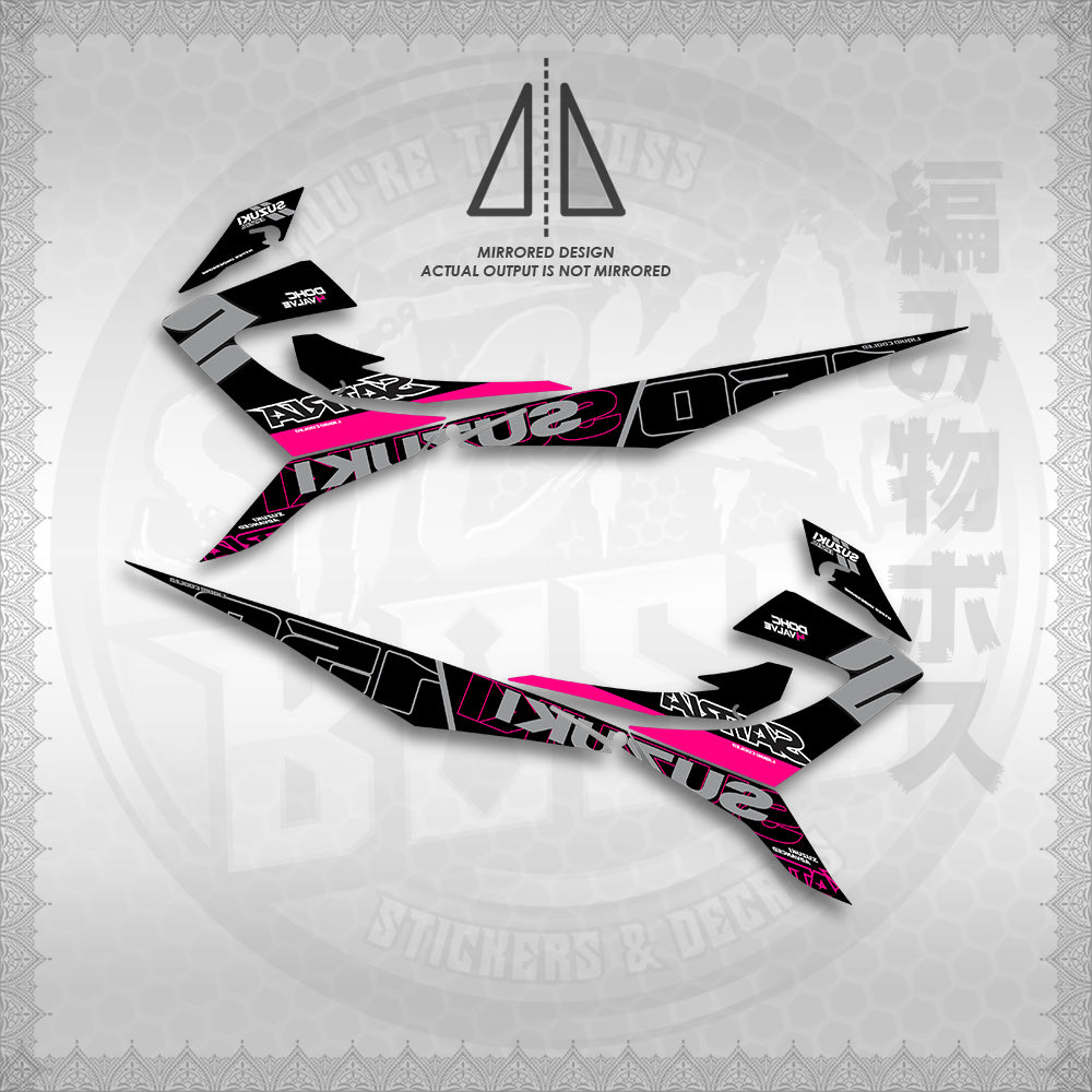 STICKER DECALS for RAIDER REBORN CARB 150 (RRCGPMA) By STICKABOSS (SOFIE LAMINATED WATERPROOF)