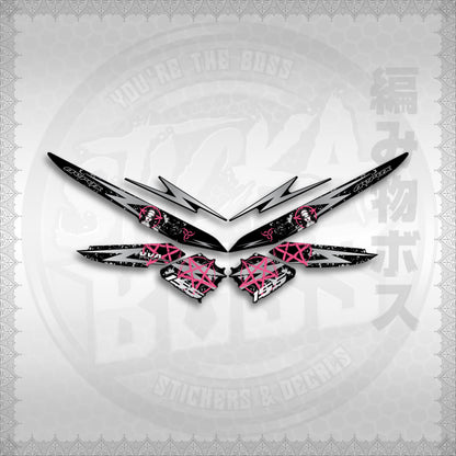 STICKER DECALS for AEROX 155 V1 MALAYSIAN (AV1STLASA) By STICKABOSS (SOFIE LAMINATED WATERPROOF)