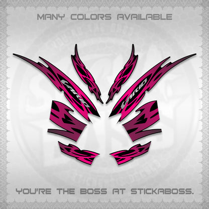 CLICK 125 V2 INDO STRIPING DECALS (2026 NUSANTARA MOTIF) STICKER DECALS By STICKABOSS