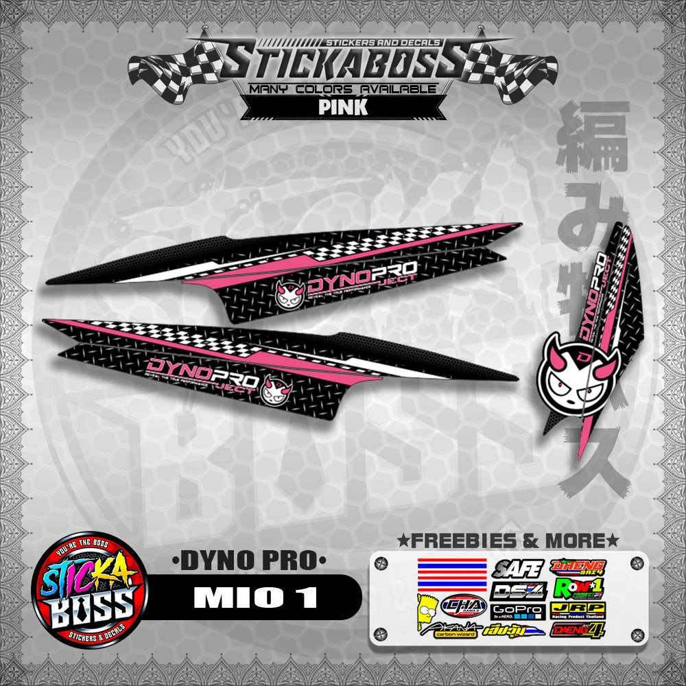 MIO 1 STICKER DECALS ( DYNO PRO )【WITH FREEBIES】