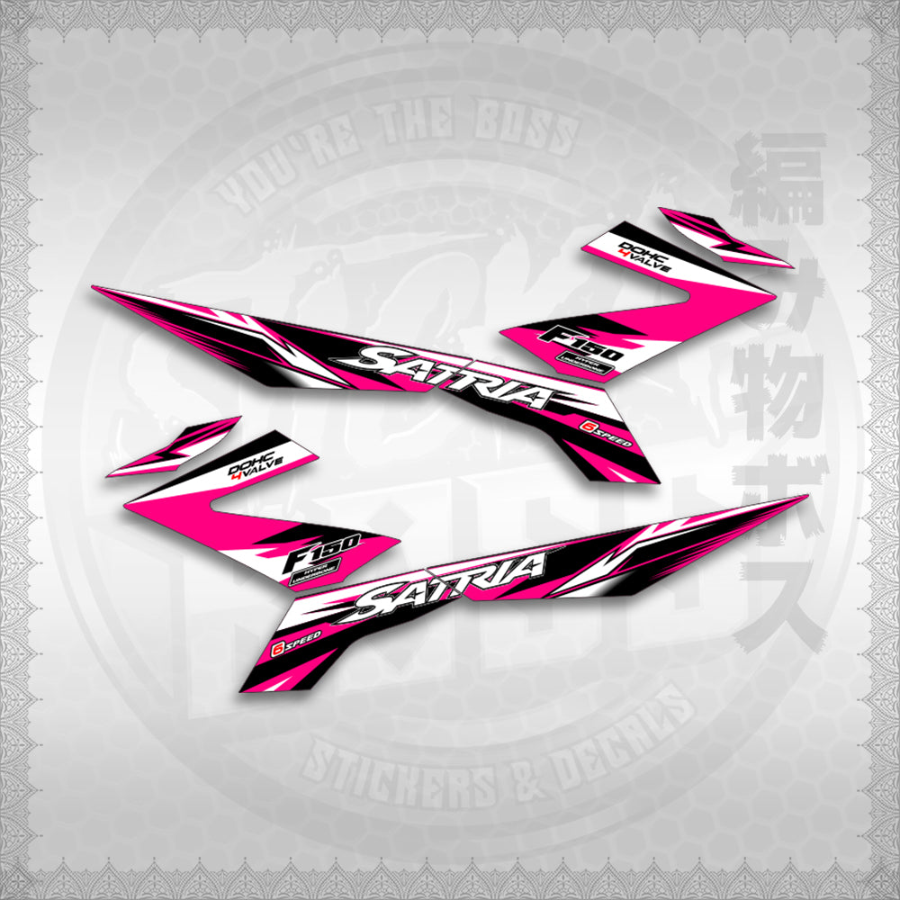 STICKER DECALS for RAIDER 150 FI THAI (RFISATH02DE) By STICKABOSS (SOFIE LAMINATED WATERPROOF)
