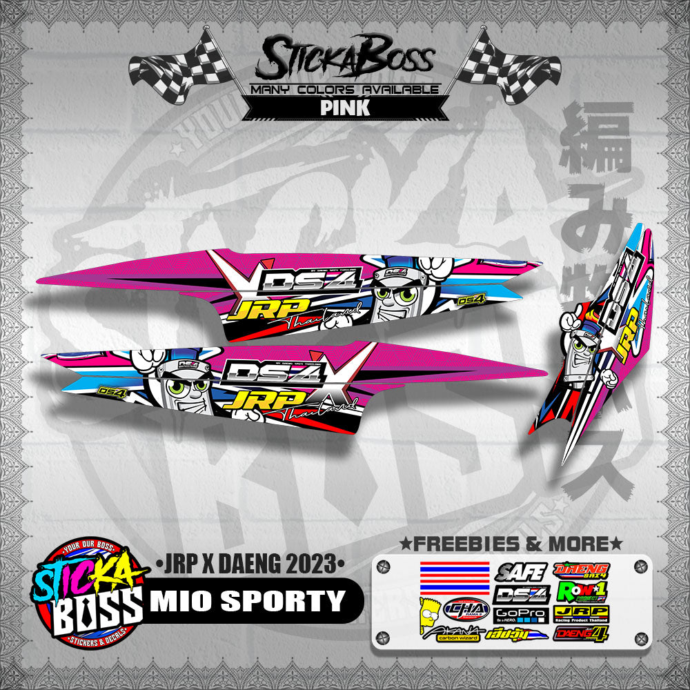 MIO SPORTY DECALS ( DAENG X JRP 2023 )【WITH FREEBIES】